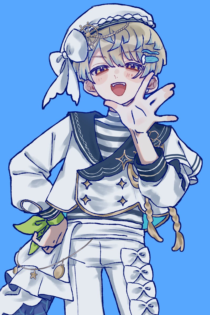 konkon_nj's tweet photo. #まな板にマナ居た マリン服かわいすぎ🥲💕 https://t.co/zidn7GJGbK