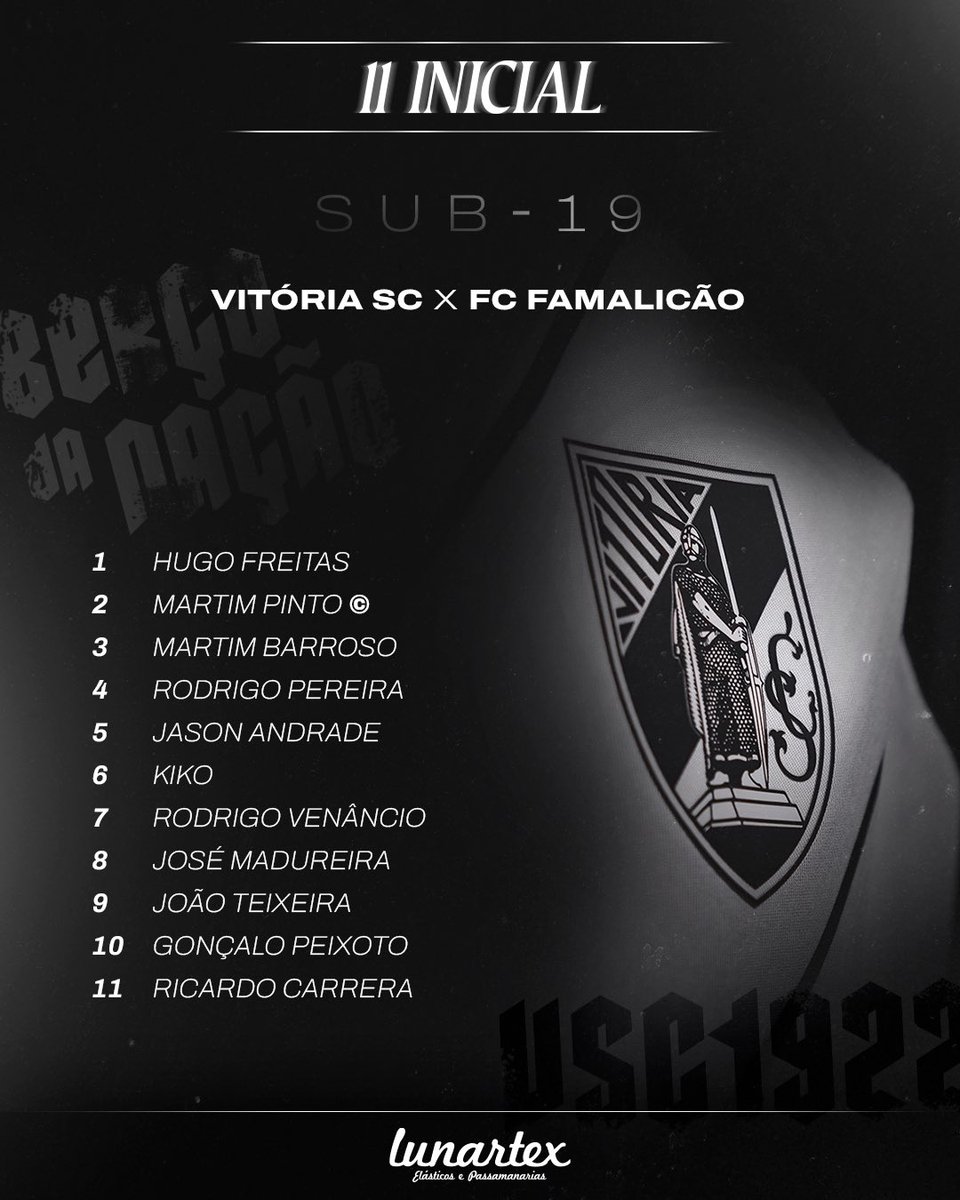 VitoriaSC1922's tweet photo. Esforço, suor e trabalho ⚡️ Vamos a isto, Conquistadores!
#Sub19VSC • #VSCFCF https://t.co/wsAsOnmMpD