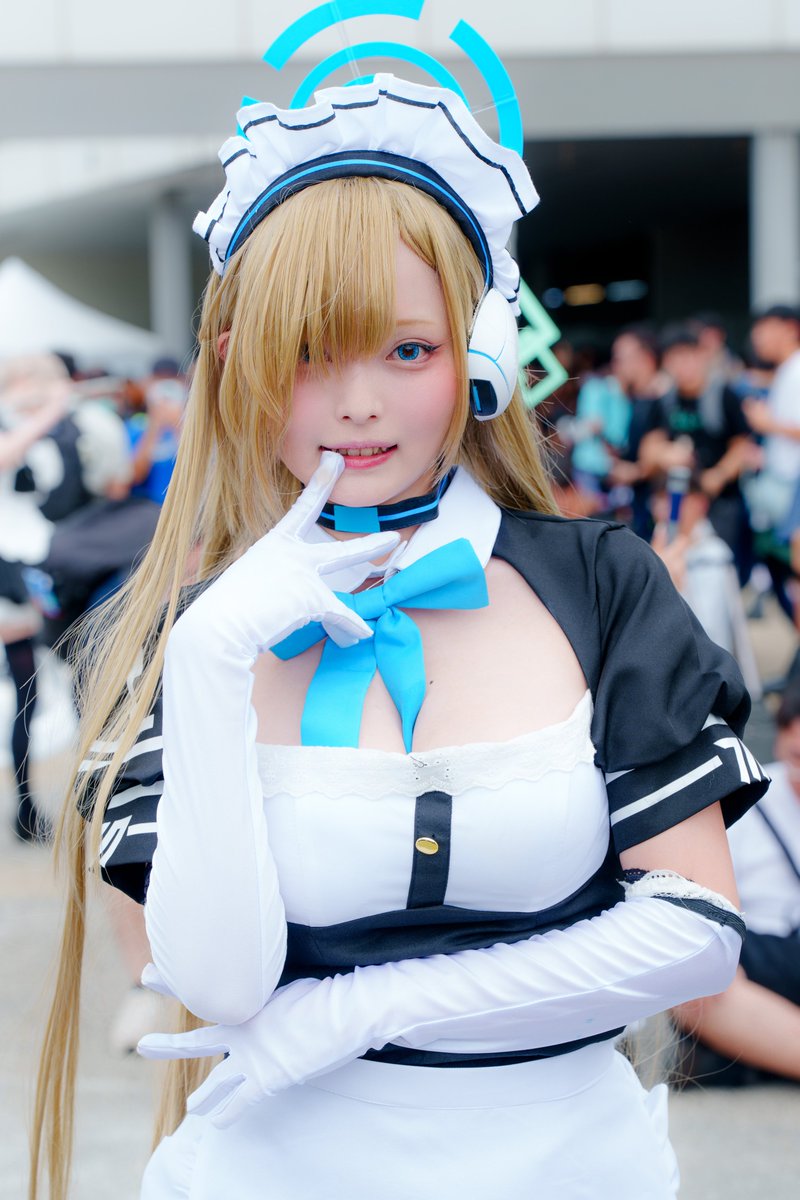 shotetet's tweet photo. 台湾FF47 DAY 2
めちゃ可愛い❤️
撮影ありがとうございました~~
大好きです❤️

COSER：すずら☘️さん（@suzuran_ro）

#FF47
#すずらぶ
#cosplay
#ブルーアーカイブ
#一之瀬アスナ https://t.co/wRc137GQSz