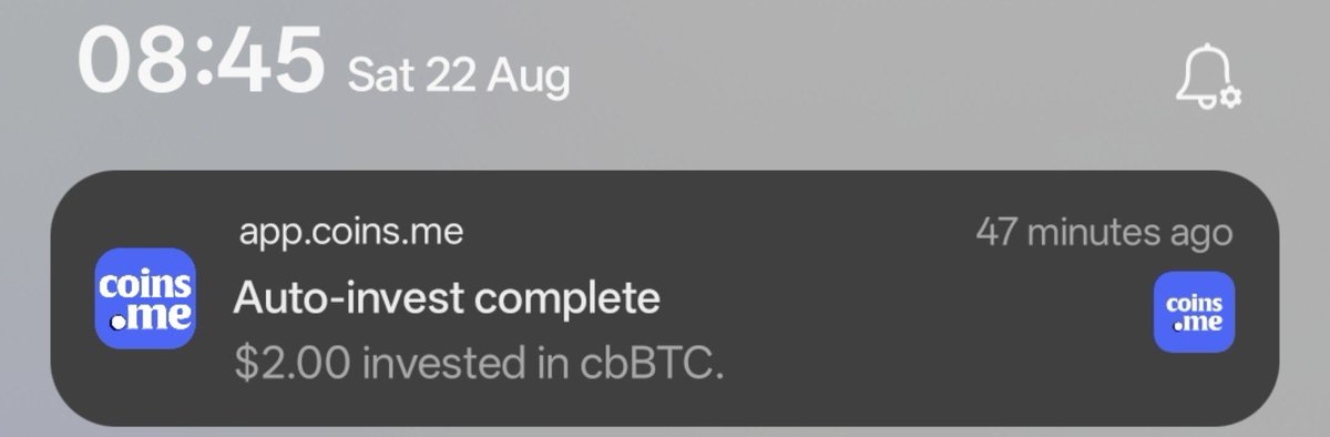TwinKeens's tweet photo. Day 316 of SIP in cbBTC (BTC) , Using https://t.co/rXBmE8wq07 .
@coinsme_HQ @P2Pdotme @p2pdotfound
#SIP #coinsdotme #p2pdotme https://t.co/MXmOHrL9DF