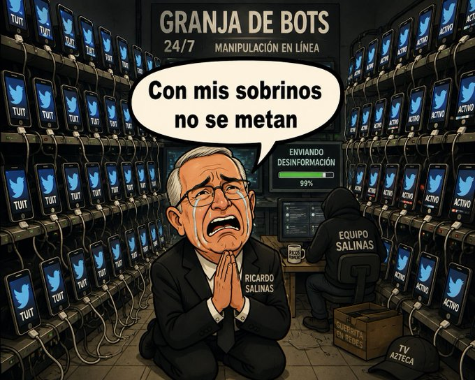 antonovlatam's tweet photo. Este HDSPM no ha dicho nada en su cadena de Televisoras sobre el arresto de su socio y gran amigo Javier Negre sobre el descubrimiento de de granjas de Bots en la casa de Fernando Cerimedo dueño de la DERECHA DIARIO.
Xq' no investigan las autoridades... https://t.co/4Sd3FtLm0A