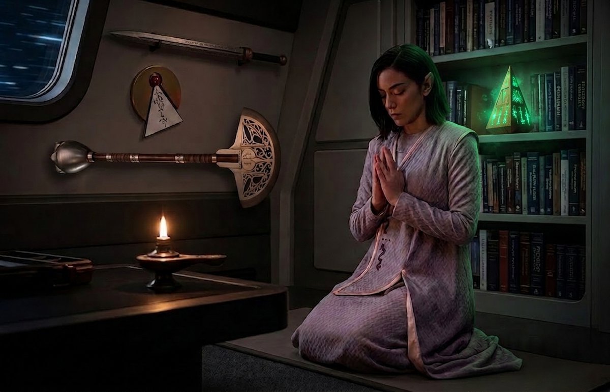 USSResilience's tweet photo. 13,375 days until official first contact with the Vulcans. 🖖🏻
#StarTrek #ussresilience
#shiplifesaturday #Tvel #meditation #IDIC https://t.co/4iBPT7qp1N