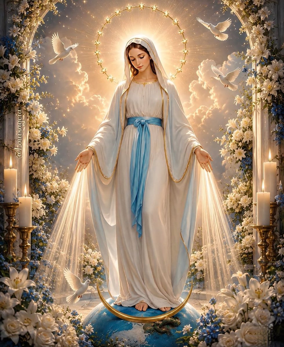 vaneMartins754's tweet photo. Hoy, 22 de agosto, la IGLESIA Católica celebra a la Virgen María como Madre y Reina 👑 de todo lo creado.

María es la Madre de CRISTO, quien es 
el Rey 👑 
y Ella, sentada a su derecha, la Reina Madre, 
la Gebiráh 👑 https://t.co/snWllarKGv