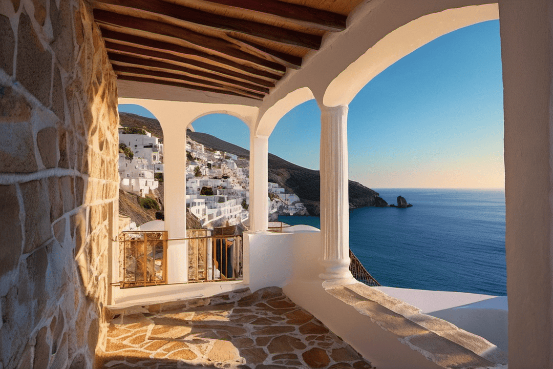 BethBrotherto10's tweet photo. Spent the morning wandering the coastal alleys of Santorini—white-washed walls dotted with bougainvillea, the Aegean glinting gold under the sun, and a local bakery handing out warm honey pastries. Pure magic.  #SantoriniDiary， https://t.co/qpnAVW2zni