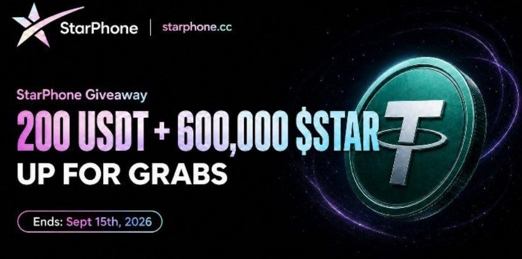 XinyiLiay's tweet photo. New Airdrop StarPhone Rewards 200 Usdt + 600,000 $STAR For Random Winners https://t.co/k3SsMVTOCL