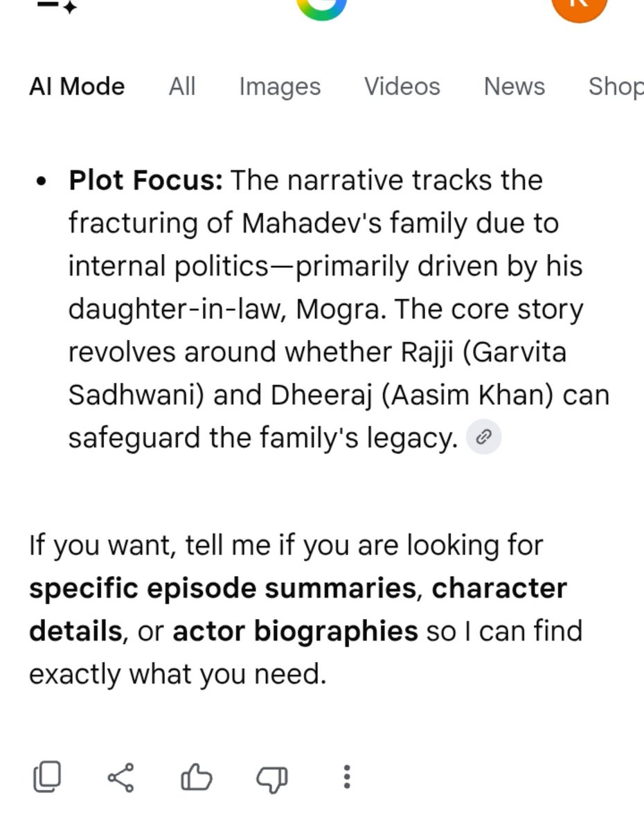maariya50553677's tweet photo. @whatthethenga @noor_e_neha Even in the plot focus, Garvita and Aasim are mentioned 😭

#MahadevAndSons #Rajdheer https://t.co/m6Aw7FTZrq