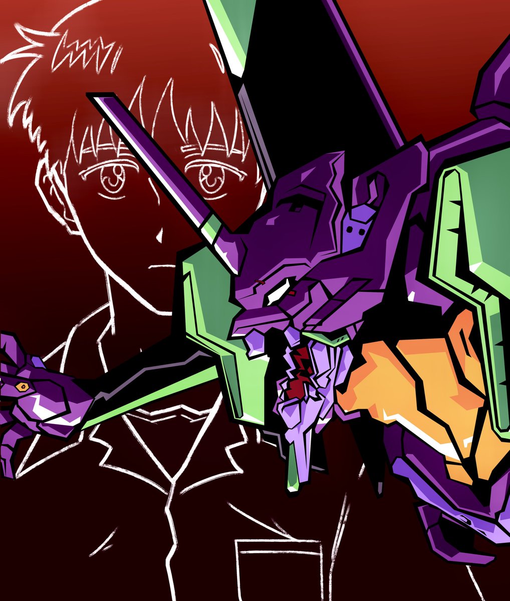 pinguibeibi05's tweet photo. EVA 01 
#shinjiikari #evangelion #fanart https://t.co/aY4wMcQniT
