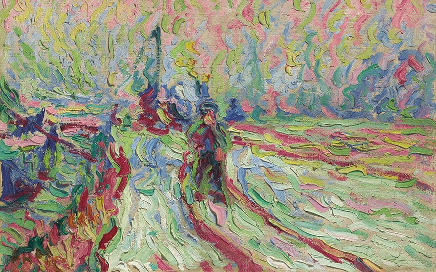 twistopherrobin's tweet photo. #Art #ErichHeckel (Here reminding me a bit of the artist #JackButlerYeats) https://t.co/zINawKYFPB