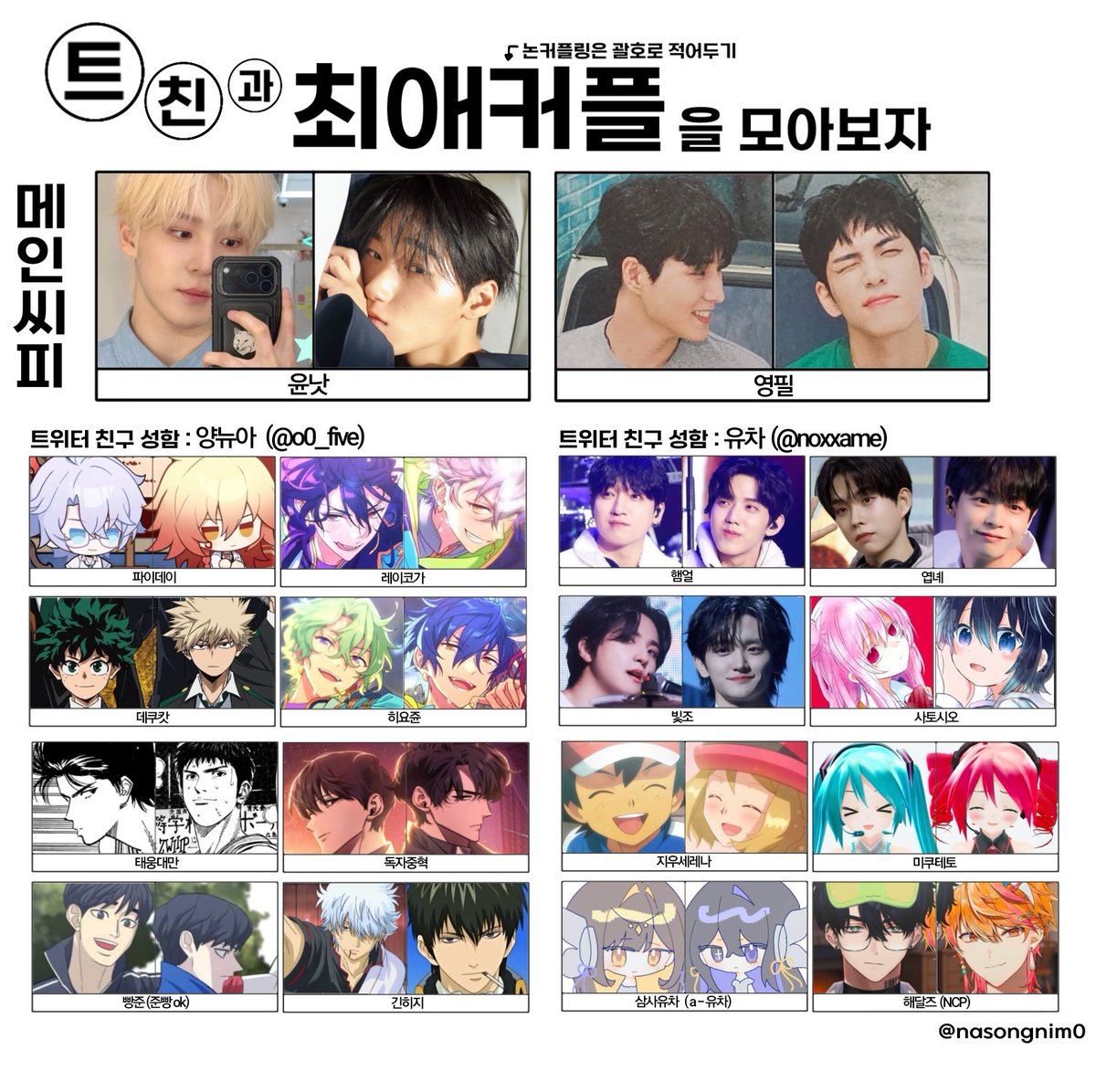o0_five's tweet photo. 차례대로 떡대츤데레충,삼디밴드충,투디게이충,로리쇼타충
@noxxame
@Samsa_0034 
@luyakim2739 https://t.co/5WZRF0w7Tn