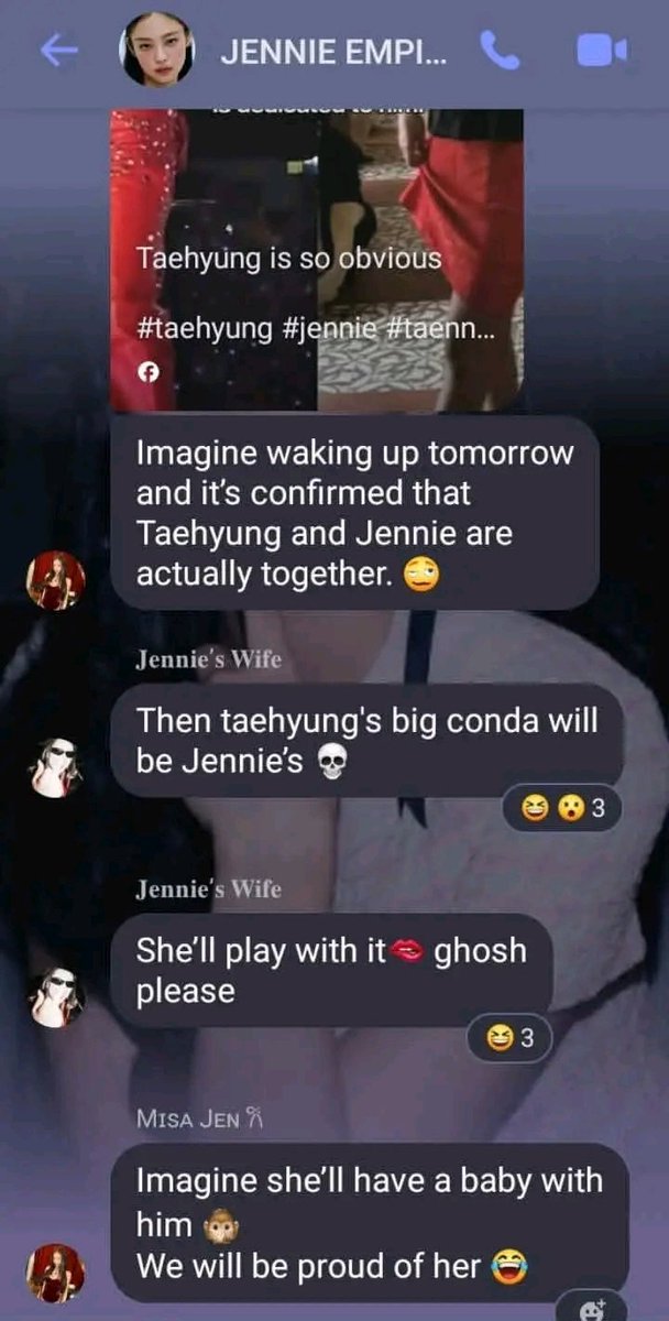 kimvtiger's tweet photo. @Toadtanked Jennie dog's obsessed with taehyung https://t.co/Y2XgbamePU