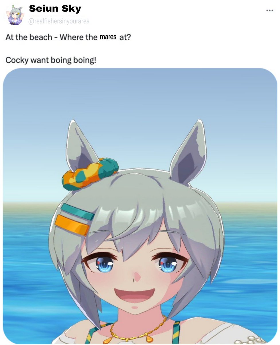 WokeHappyMeek's tweet photo. First actual Umaviewer gag I made did I do it right? https://t.co/SGoYI8dxYY