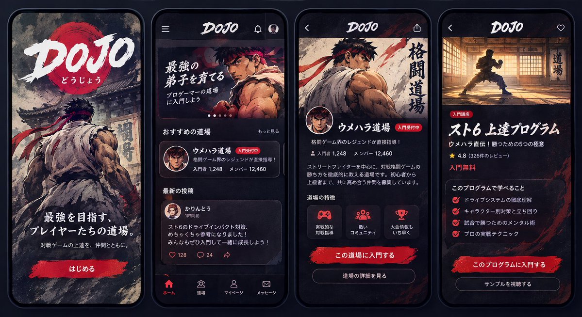 furipare_app's tweet photo. 対戦ゲーマー向けコミュニティアプリがあったら使いたい人いるかな？
対戦ゲーマー専用のオンラインサロンみたいな感じ
上手い人が道場を開いて、そこの門下生になれる。 https://t.co/LmBtvpFtlA