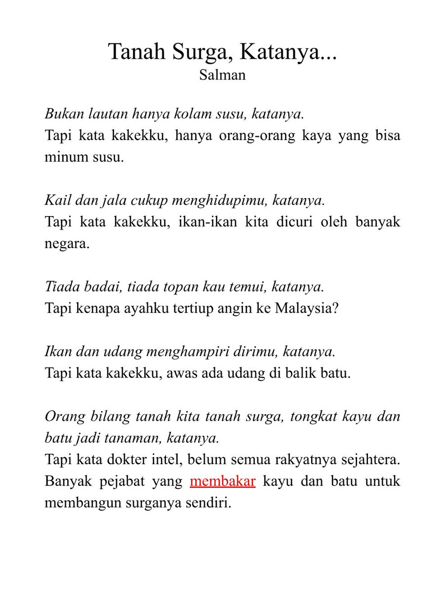 asamsulfit's tweet photo. Tanah Surga... Katanya. (2012) https://t.co/f5oogXI78c