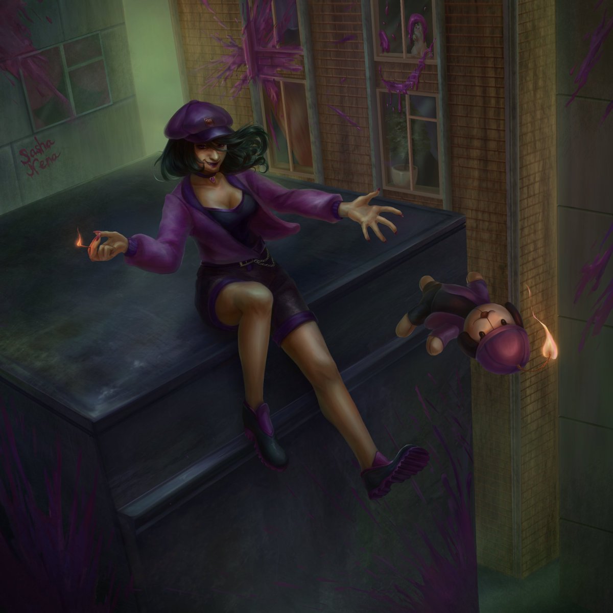 SashaNena7's tweet photo. Purple girl
This art was inspired by song Purple girl (I'm psycho) - EnchantedMob feat. Andrea Storm Kaden! 
#art #purplegirl
@EnchantedMob https://t.co/RCmvAfWJ1t