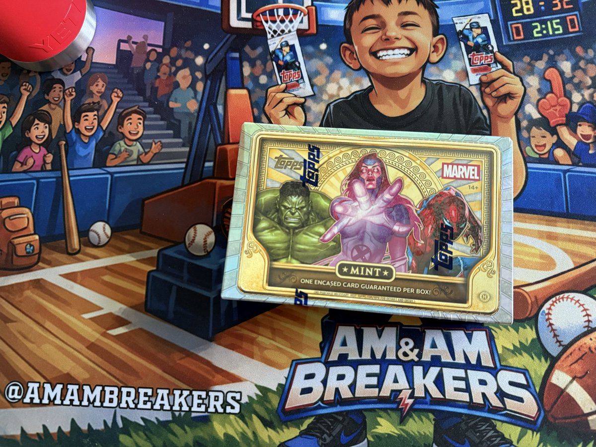 AMAMBREAKERS's tweet photo. Ripping Topps Marvel Mint. Hits in comments. @CardPurchaser https://t.co/MwshhTpkl0