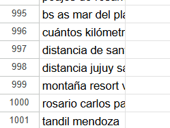 jpb_ar's tweet photo. Exporto a Sheets los ultimos 28 días y solo puedo ver hasta 1000 keywords por las que posiciona mi web pero.. https://t.co/O3w3deiJ0q