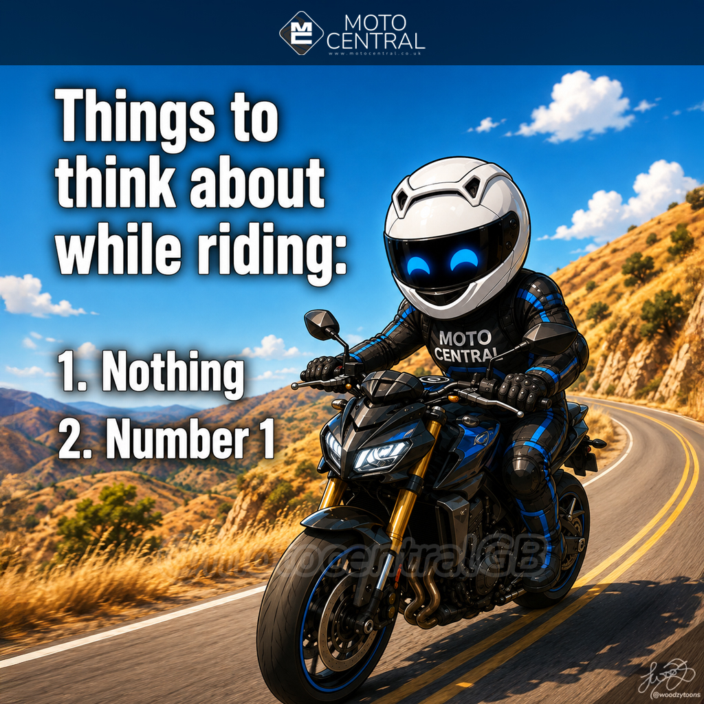 motocentralGB's tweet photo. People: “What do you think about when you’re riding?”
Me: “Nothing.”
Also me 30 seconds later: “Was that noise always there?” 😂🏍️
And now we’re listening to the engine for the next 40 miles.
#motocentral #BikerHumour #MotorcycleLife #BikeLife #BikerProblems #Motorbike #RideMore https://t.co/smLxlYDAJZ