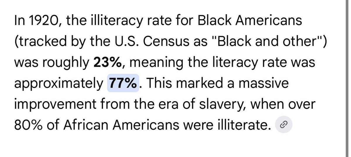 VaticanLapdog's tweet photo. And the literacy rate of Russians in the 1920s was around 30 percent while for Black Americans at this time the rate was double this number DESPITE Jim Crow. https://t.co/u3NUAJ7jGg