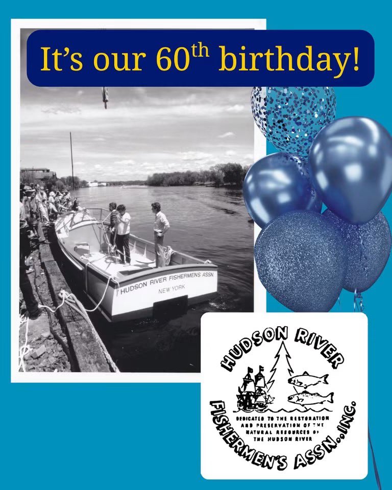 CharlesScribner's tweet photo. 60 years ago today, @Riverkeeper was born. Their incredible success protecting and restoring the Hudson River inspired our grassroots @Waterkeeper movement to flow across the planet. Learn more about the original #Waterkeeper's history here: https://t.co/5RIyEENKWo https://t.co/Kjfi7zvTnh