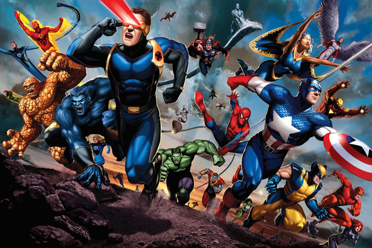CharliePengMoji's tweet photo. I need the MCU reboot post secret wars to have this type of aesthetic https://t.co/Pqxba0zPgF