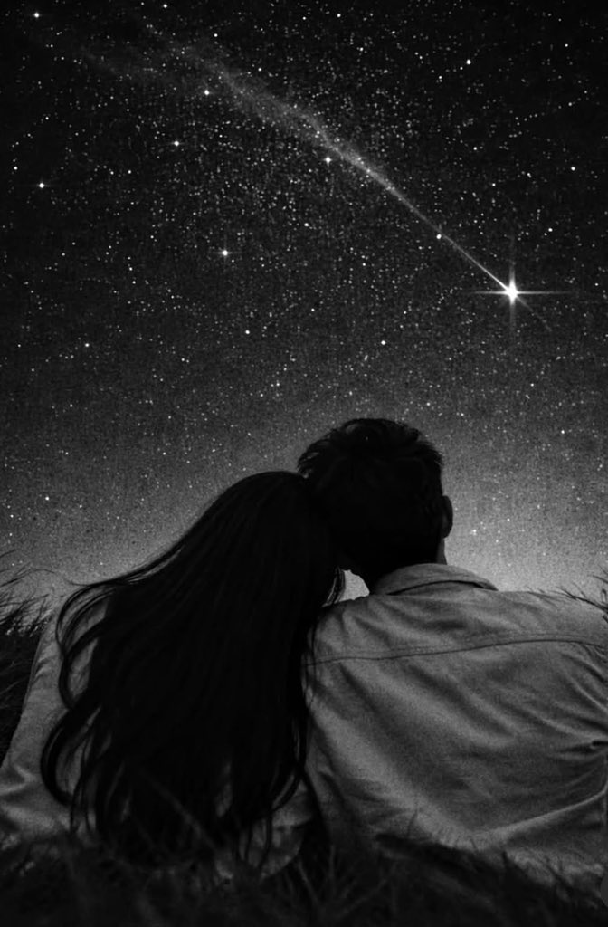 sternschnuppenz's tweet photo. Las estrellas fugaces no son para cualquier cielo; necesitan un cielo que sepa mirar, una noche que no tenga prisa y unos ojos dispuestos a pedir deseos que quizá después tenga que cumplir. ⭐️💫 https://t.co/3trmNM0q73
