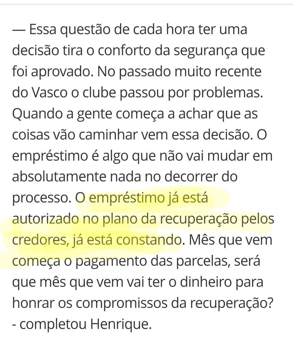are_cruzmaltina's tweet photo. Fala do advogado de 53, isso mesmo, CINQUENTA E TRÊS credores que estão na RJ do Vasco. O nome dele é Henrique Fragoso.

Implorando pelo empréstimo e dizendo que já estava AUTORIZADO no plano PELOS CREDORES (!!!!!)

Os próprios CREDORES autorizaram os empréstimos. Gostaria de saber a opinião da grande mídia, que está há a semanas dizendo que é um absurdo um clube em RJ pegar empréstimos…

E a dona juíza ein?