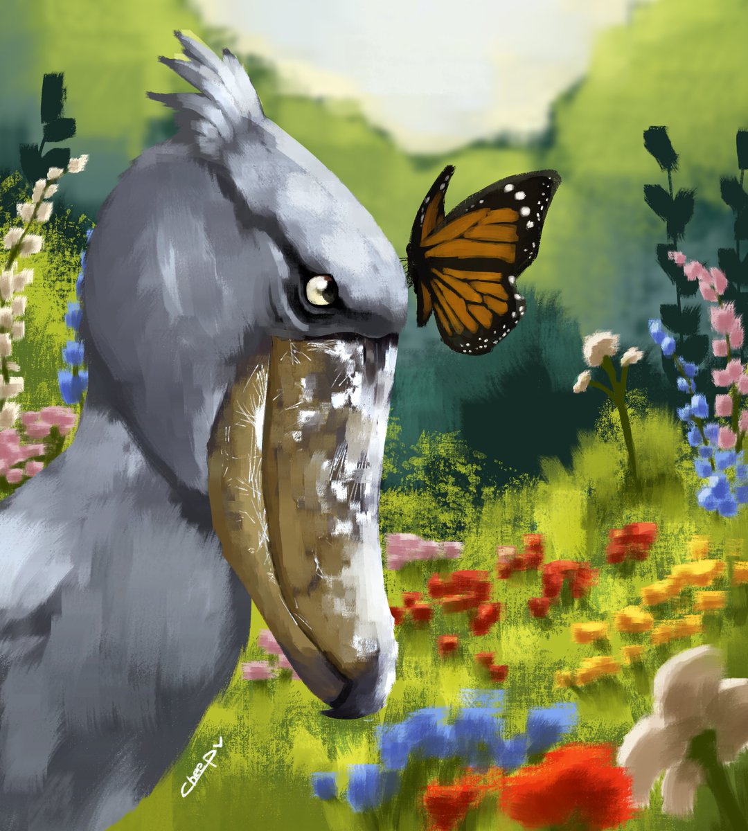 Cheep_the_sheep's tweet photo. Sometimes, the smallest things remind us of who we are. 🌼

#art #digitalartㅤㅤㅤㅤ https://t.co/ioUx9JsLgw
