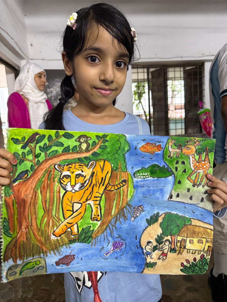 SESDOBD's tweet photo. Restoration goes beyond planting.
Through school awareness activities in Gabura, Satkhira, weโre helping young people learn, connect and become future voices for mangrove conservation.
#Mangroves4Life #Mangroves #SESDO #YPARDBangladesh #MaEarth #MAP https://t.co/GkGORi8DA3