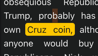 letsgetdevvy's tweet photo. this HUGE political podcast just talked about the possibility of a Ted Cruz coin called "Cruz Coin" saying no one would buy it lets prove him wrong

timestamp is 34:30
https://t.co/XZUIK651rT https://t.co/VKplJRAMNp