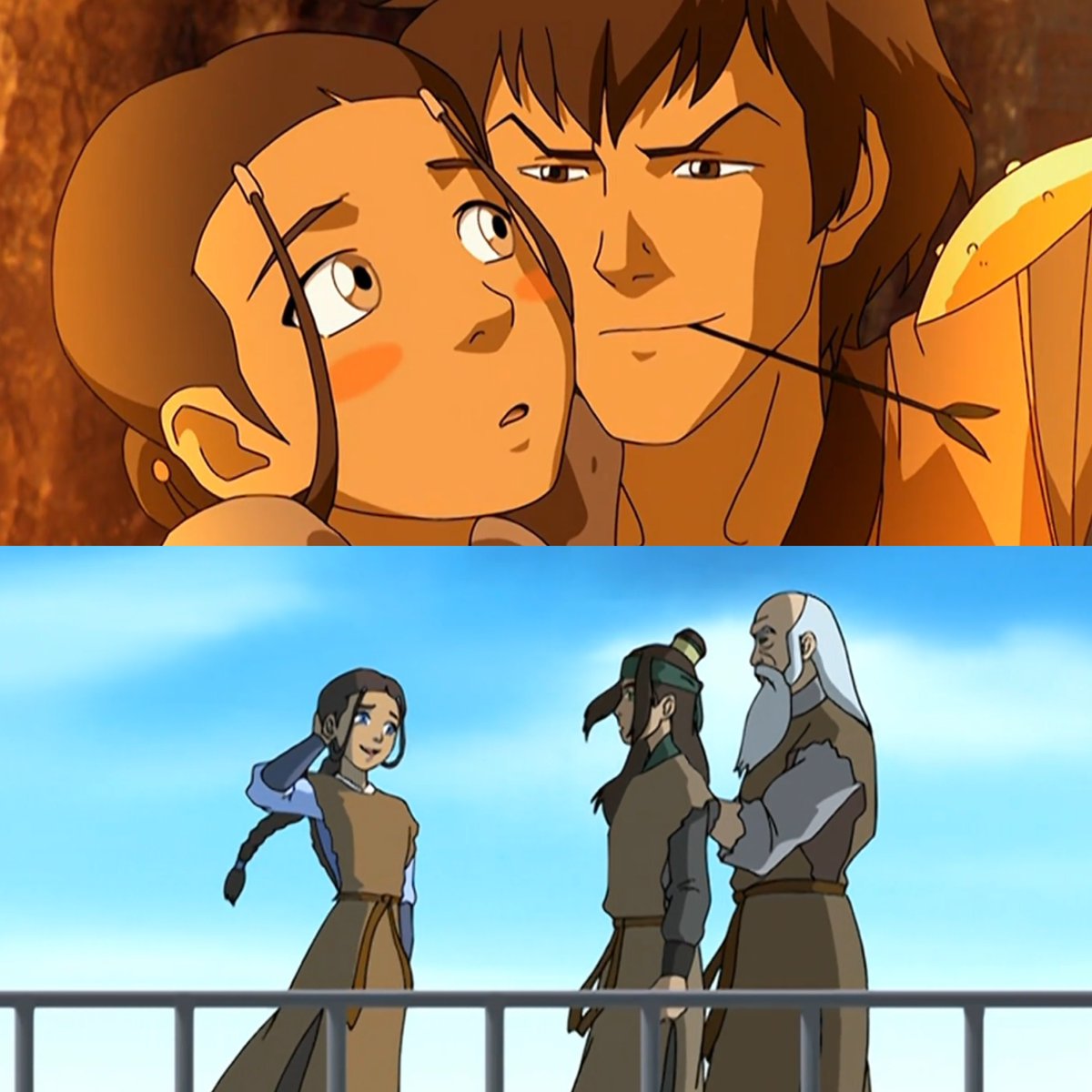 peakmann1e's tweet photo. Katara was always blushing over random guys she had just met https://t.co/FN68mgyivR