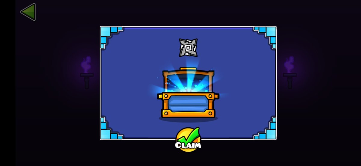 mysti239's tweet photo. New code in geometry dash. In the wraith enter the code "Timethief" for a new cube #geometrydash #gaming https://t.co/KgyRZHyU43