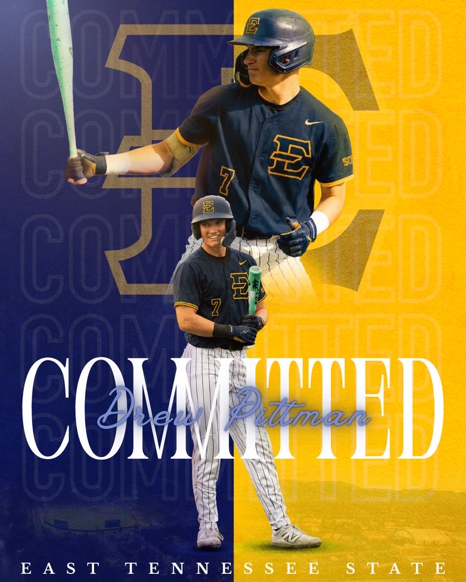 dwpitt288's tweet photo. I would like to announce my commitment to East Tennessee State University.  I would like to thank Coach Pennucci, Marshall, and Pinzino for this opportunity. I would also like to thank all of my family, coaches, teammates, and friends. 
@BCbaseballtoday @BVSW_BSB @DallasReed_ https://t.co/0jO6Ppe7ya