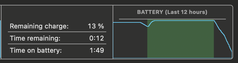 carlassmann's tweet photo. @zack_overflow new macbook pro m5pro here.

the battery is worthless when you work on them nowadays https://t.co/2QF0Qg8QbO