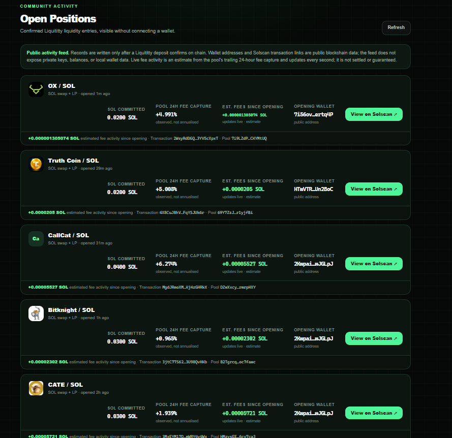 Liquitittyfun's tweet photo. https://t.co/PsYq1npRpd

Check out open positions, you can see how much money people are making with open positions. https://t.co/0xwEoRCoGD