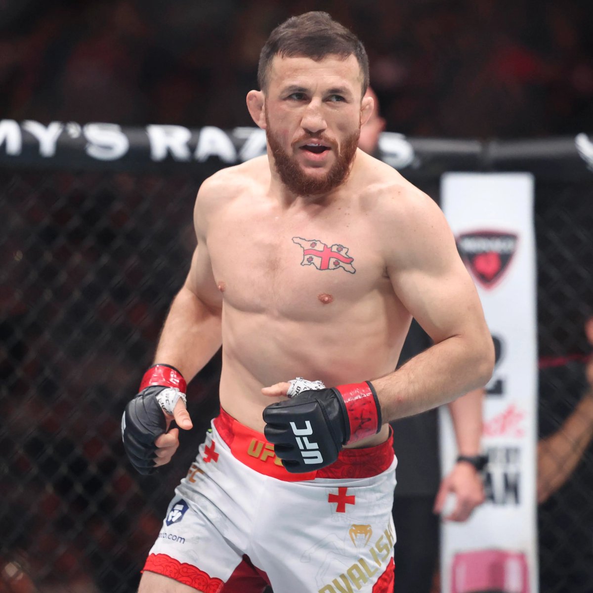 bpthaber's tweet photo. UFC dövüşçüsü Merab Dvalishvili: “Sanırım evlenmekten vazgeçtim. Günümüzde helal süt emmiş kız bulmak çok zor.” https://t.co/BlBbXeror3