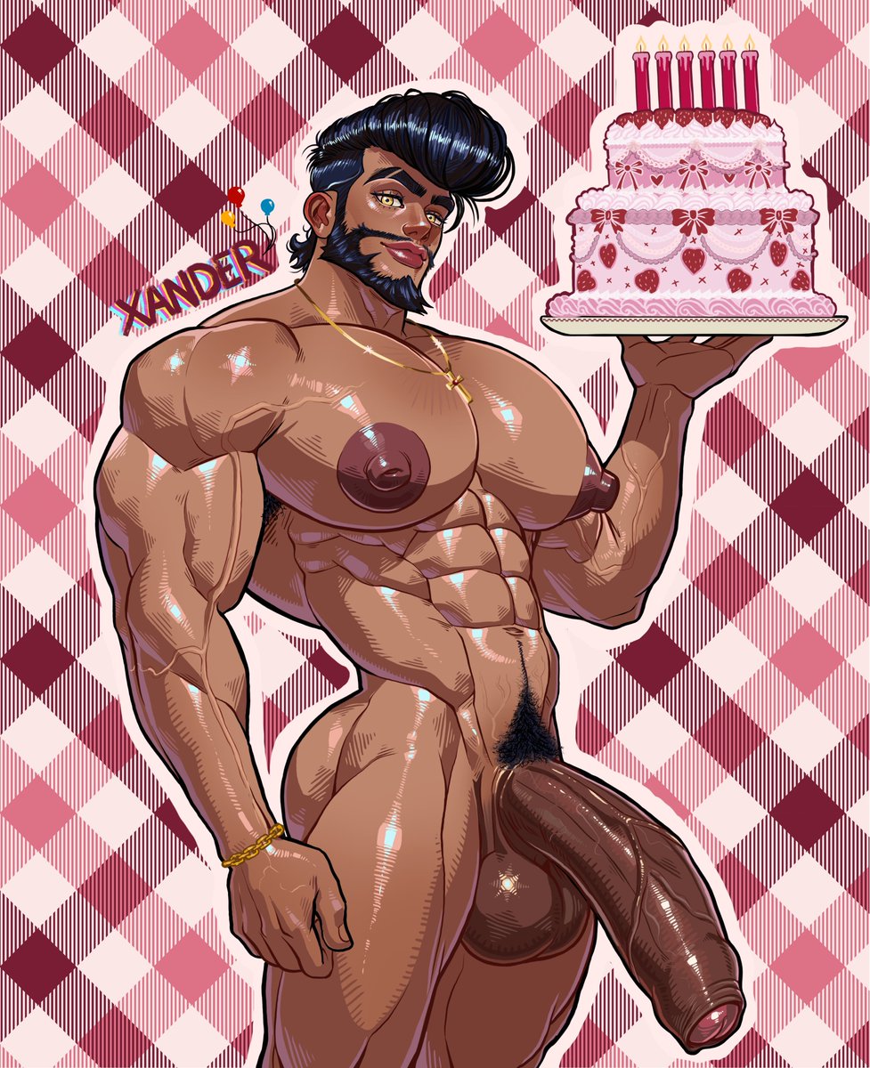 Xanderartz's tweet photo. It's my birthday! 🥳 Gather around and I'll give you a slice of Dominican cake 🎂 Dulche de Leche filling 🤤 https://t.co/6Vl7LJOc8q