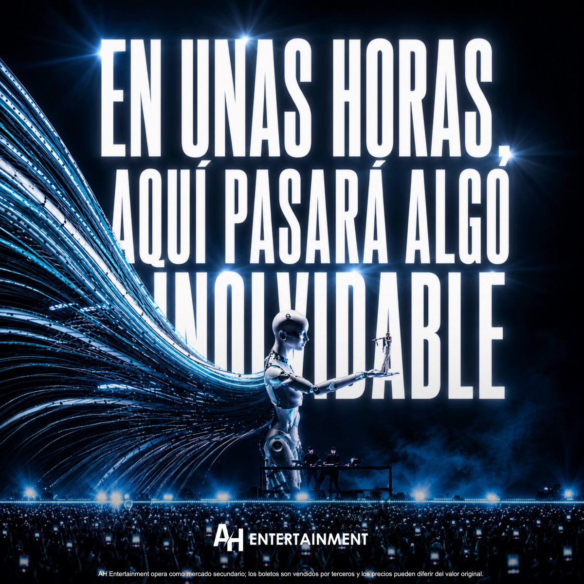 ahe_world's tweet photo. 🔥 EN UNAS HORAS, AQUÍ PASARÁ ALGO INOLVIDABLE.

Hay noches que terminan cuando se apagan las luces… y hay otras que se quedan contigo para siempre. ✨

Miles de personas. Un mismo lugar. Una misma energía. 🎶⚡
Todo esperando ese instante en el que comienza el show y entiendes por qué vivirlo en persona nunca será igual que verlo desde casa.

Hoy este escenario está listo.
¿Tú también? 👀🎟️

LOS SUEÑOS NO ESPERAN.

🇺🇸 IN JUST A FEW HOURS, SOMETHING UNFORGETTABLE WILL HAPPEN HERE.

Some nights end when the lights go out… others stay with you forever. ✨

Thousands of people. One place. One energy. 🎶⚡
Everything waiting for that moment when the show begins and you realize why being there will never feel the same as watching from home.

Tonight, this stage is ready.
Are you? 👀🎟️

DREAMS DON’T WAIT.

#CDMX #ConcertExperience #Ayma #UnforgettableMoments #LosSueñosNoEsperan