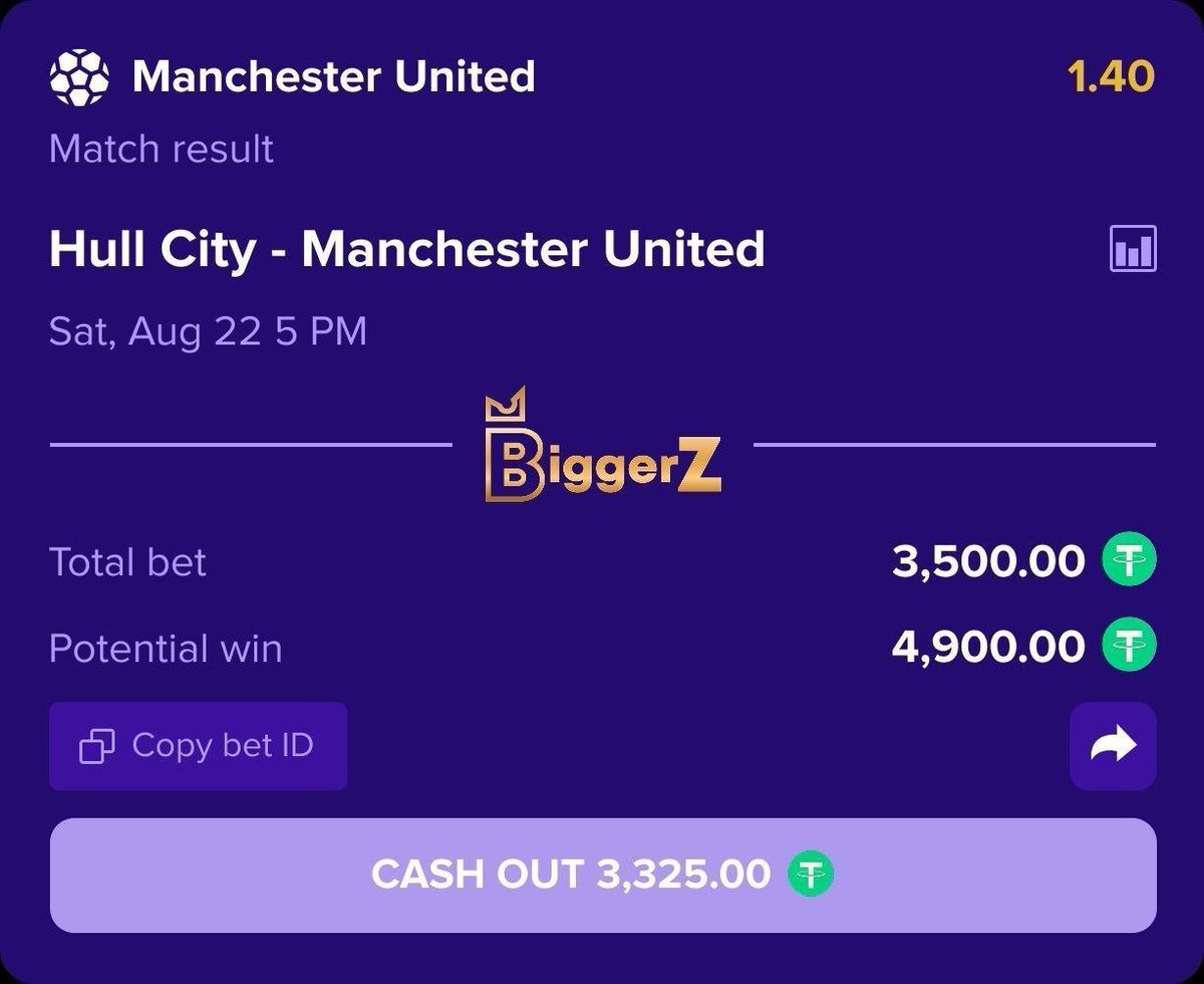 eline1787251's tweet photo. 3.5k on United and 3.3k cashout sitting there...

nah i'd be sweating 😭 BiggerZ https://t.co/dy04fs4CxR