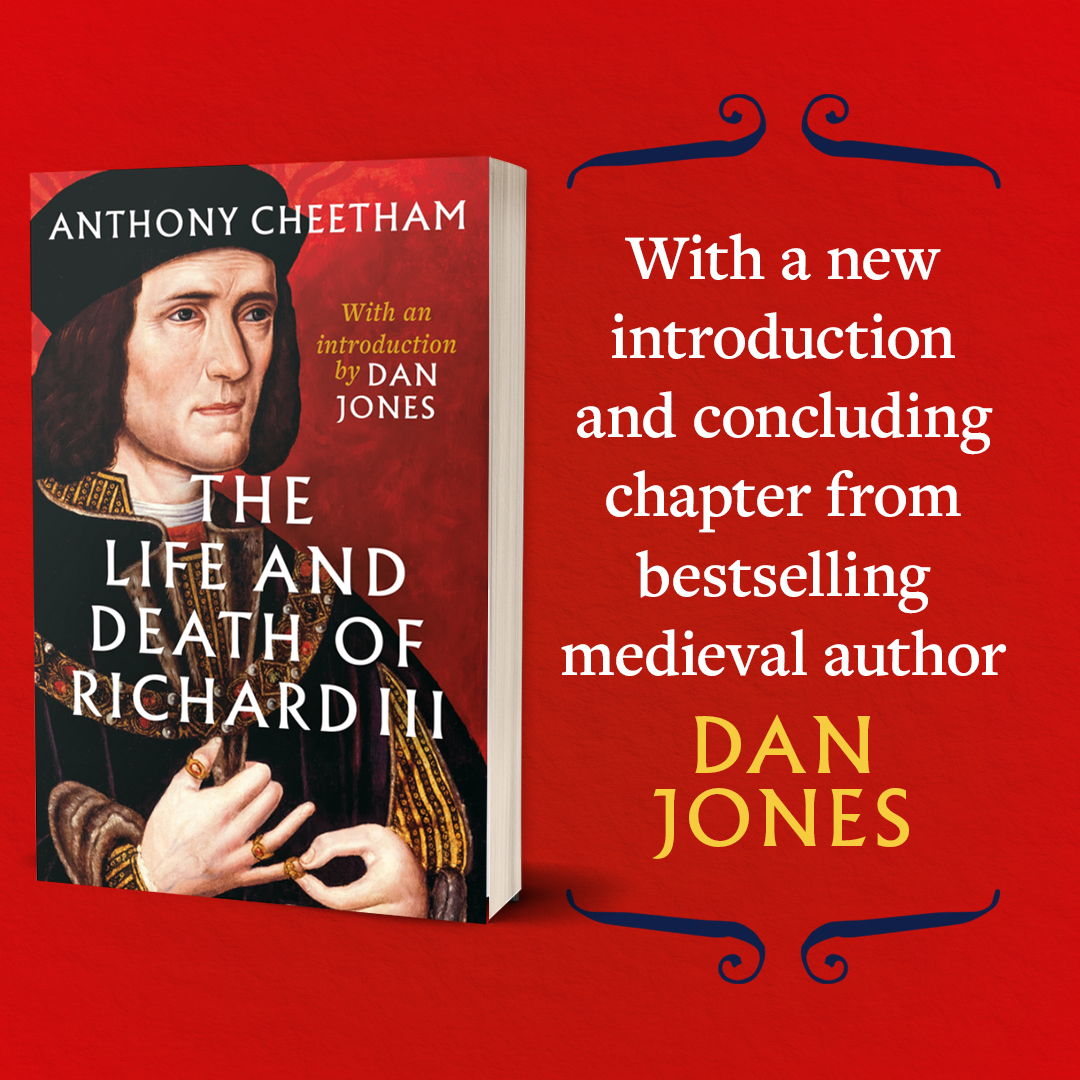 HoZ_Books's tweet photo. #TheLifeAndDeathOfKingRichardIII by celebrated publisher Anthony Cheetham

A history of England's most infamous king, Richard III, the last of the Plantagenets. With a new introduction from bestselling author @dgjones

Out now: https://t.co/Q6grF63dwx https://t.co/F0X8ituQms