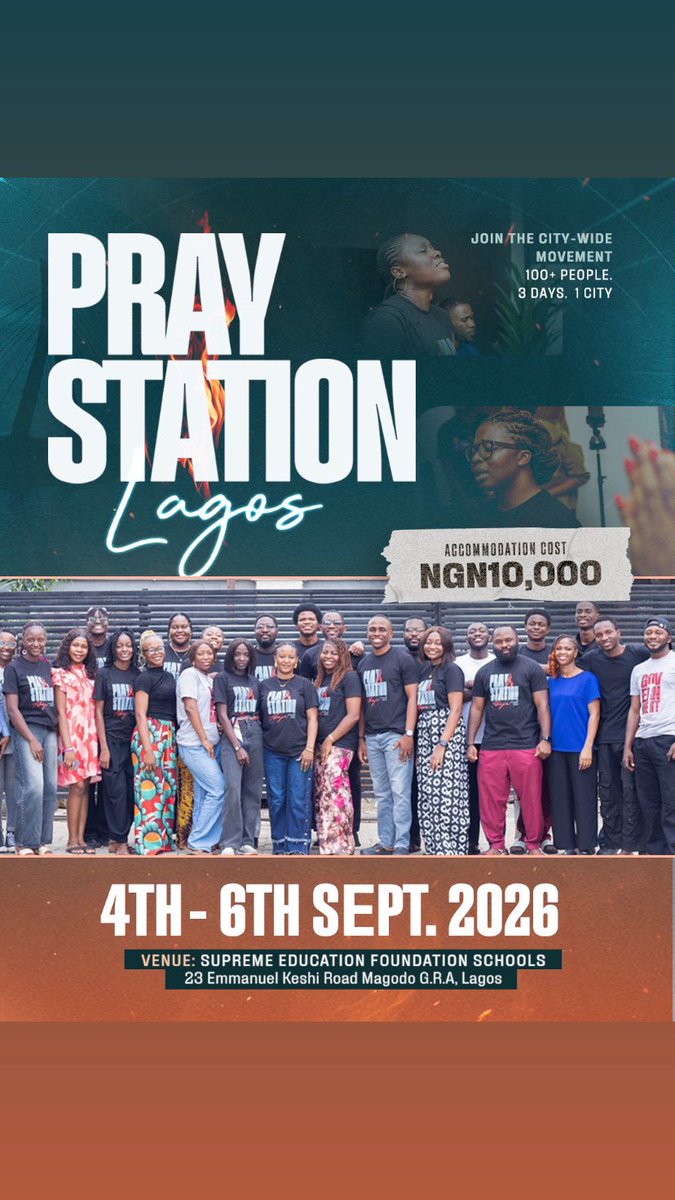 preciousyeesuf's tweet photo. I love the gathering of believers so much! 
If you’re in Lagos and you desire intimacy with God and His children, this is for you!

Oh the joy! I cannot wait!
Register here https://t.co/wr8kSzMYeW

PS: how cool are these merch 🔥 https://t.co/DNcRgjEkC8