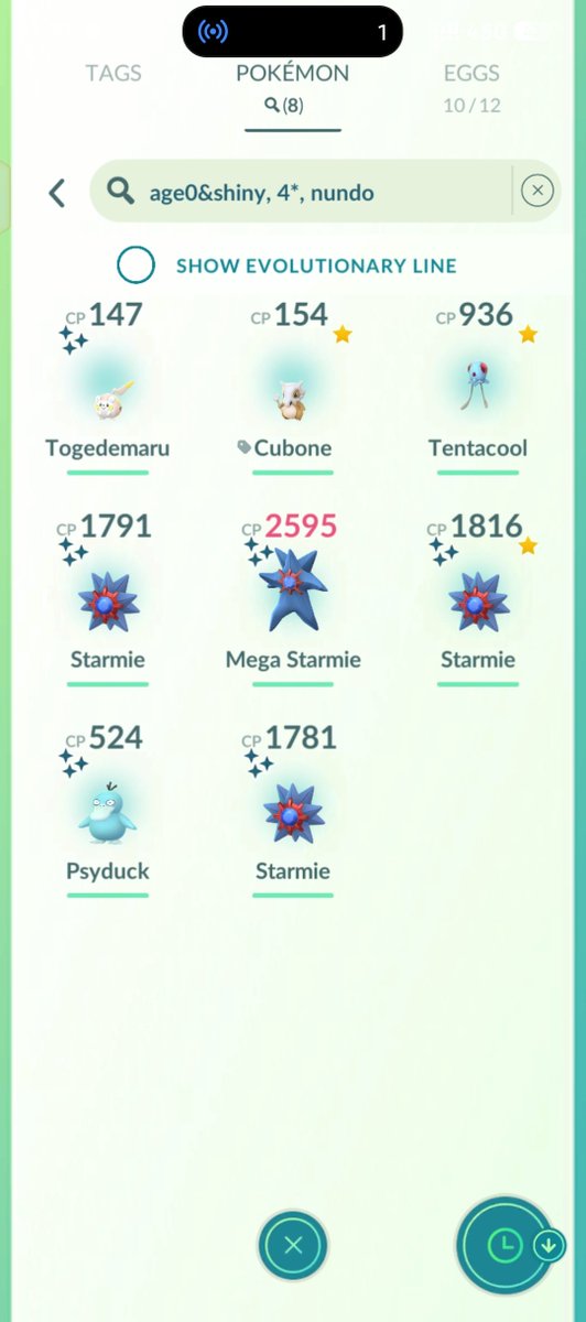 prince_je07's tweet photo. It's definitely giving Star Power during Starmie Super Mega Raid Day with #TeamCebu
4 ✨ Starmie
2 random ✨
1 💯 Tentacool
1 0⃣ Cubone
📍Cebu IT Park, Cebu City 🇵🇭
#PokemonGO https://t.co/Ni9BrdGsNN
