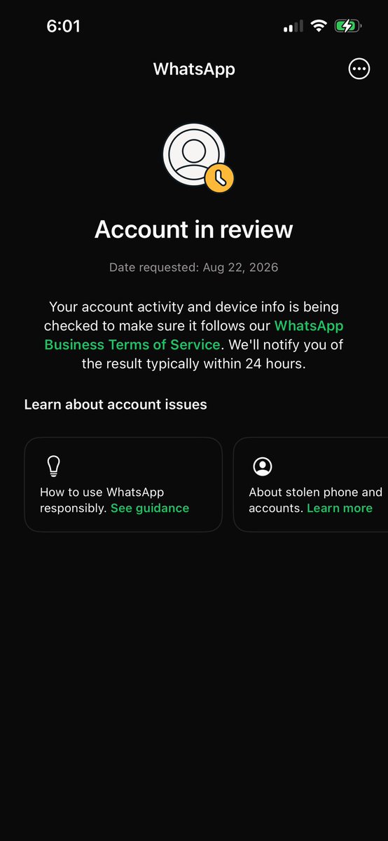 dansantah's tweet photo. I think WhatsApp decisions are too harsh lost two WhatsApp in one week https://t.co/1JaepAmnt3