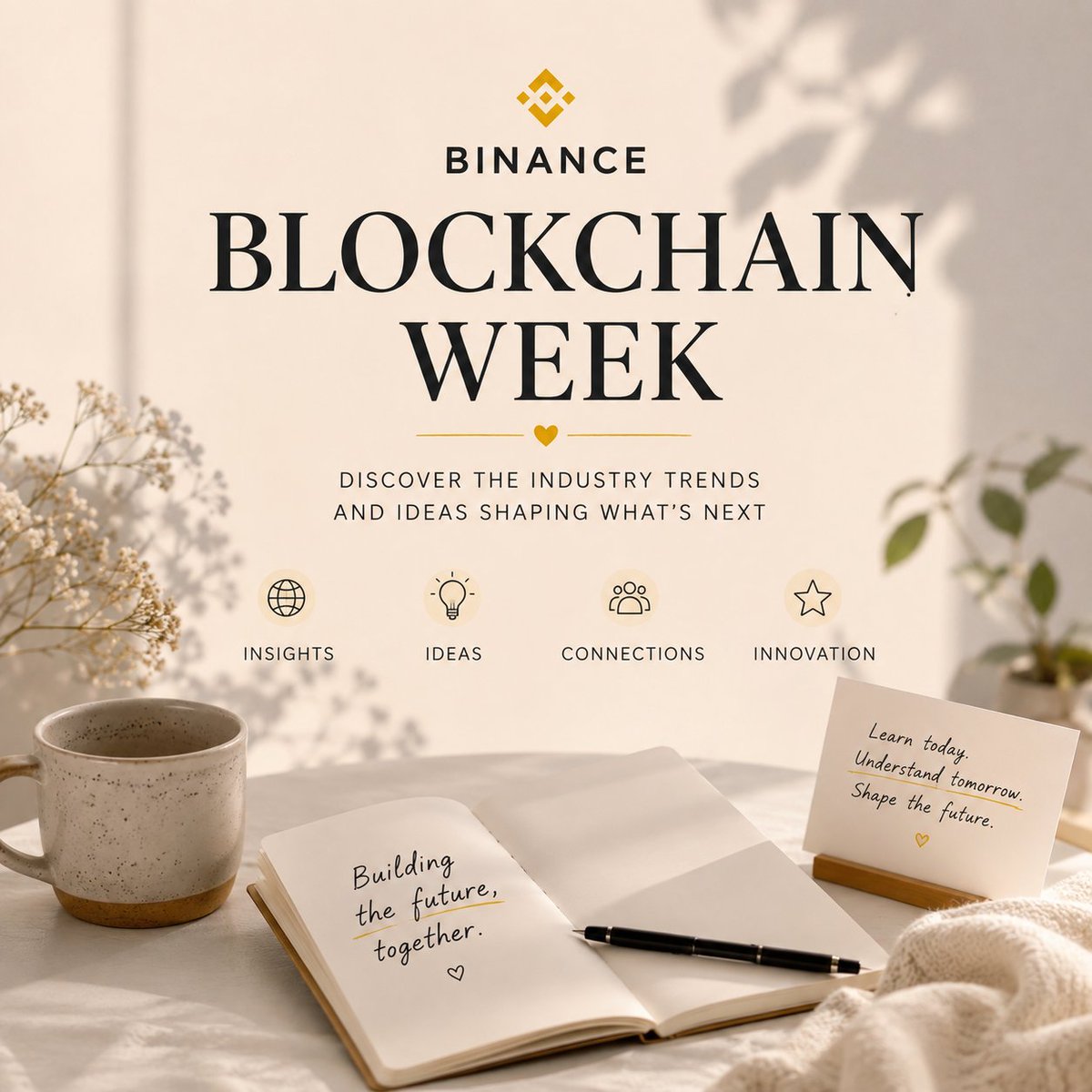moltgem's tweet photo. Binance Blockchain Week is interesting because it’s not just about talking about where crypto is today. It’s about looking at what could shape the industry next.

The market has moved far beyond simply buying and selling tokens.

#Binance #BinanceAcademy #LearnWithBinance https://t.co/brgCmJkchg