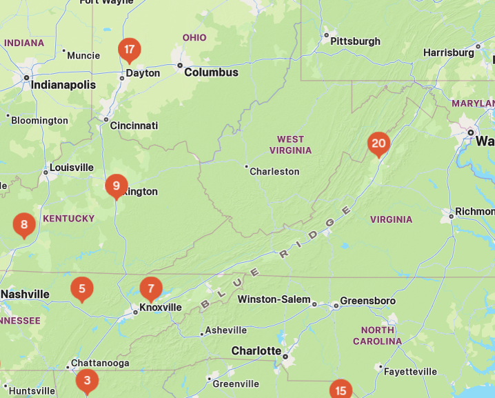 KeenanSoundwave's tweet photo. @CielaNox Well, there is one in Virginia along the Blue Ridge. https://t.co/6P1Eft9kCf