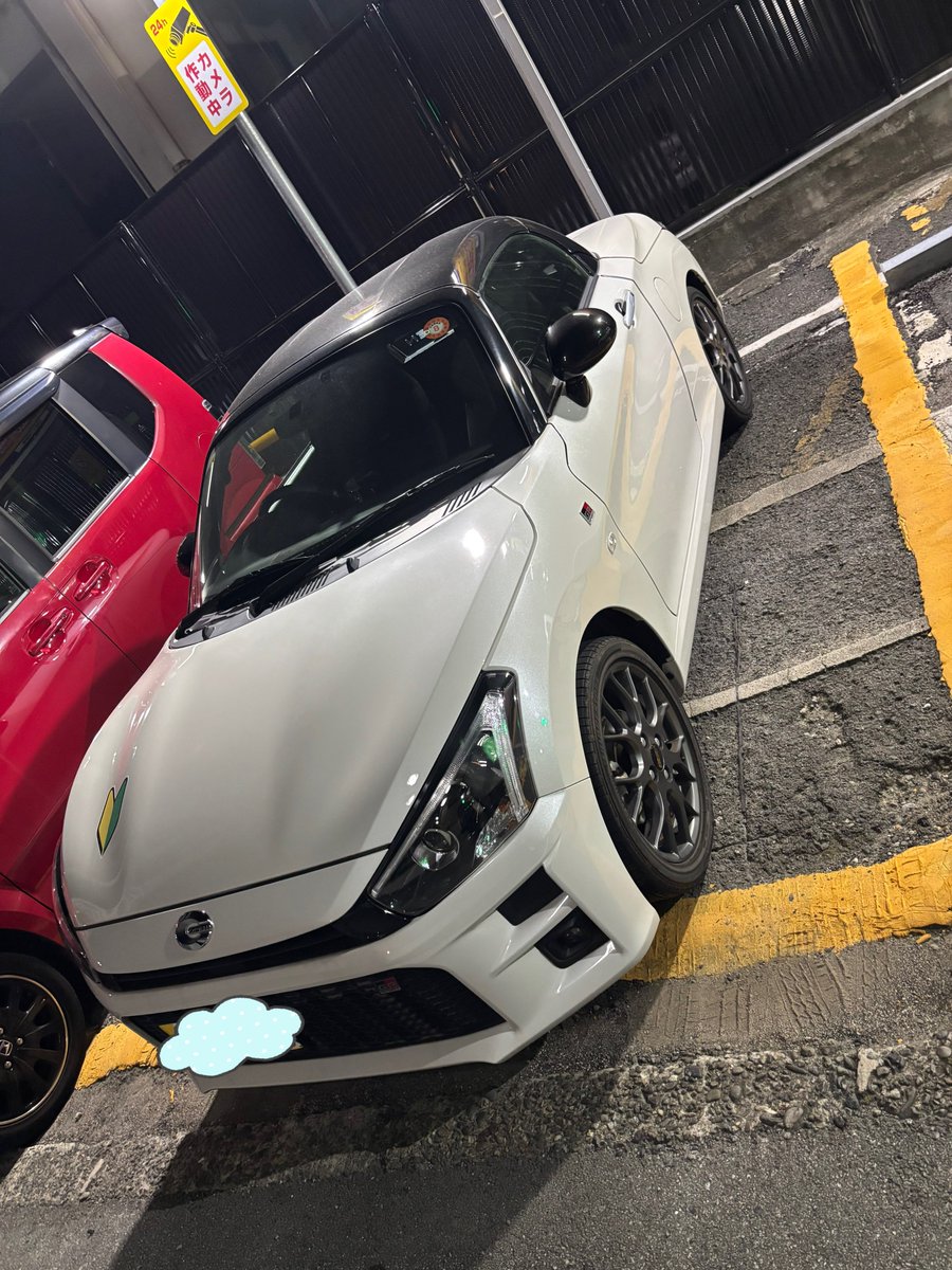 n_cope's tweet photo. 到着！途中で猫？イタチ？みたいなの車の前通って悲鳴出た😭 https://t.co/OsJlOyKKLs