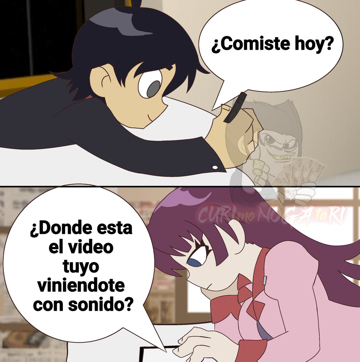 Vam_pyan's tweet photo. Que bonito es el amor 

#Monogatari https://t.co/JRNZQE66I2