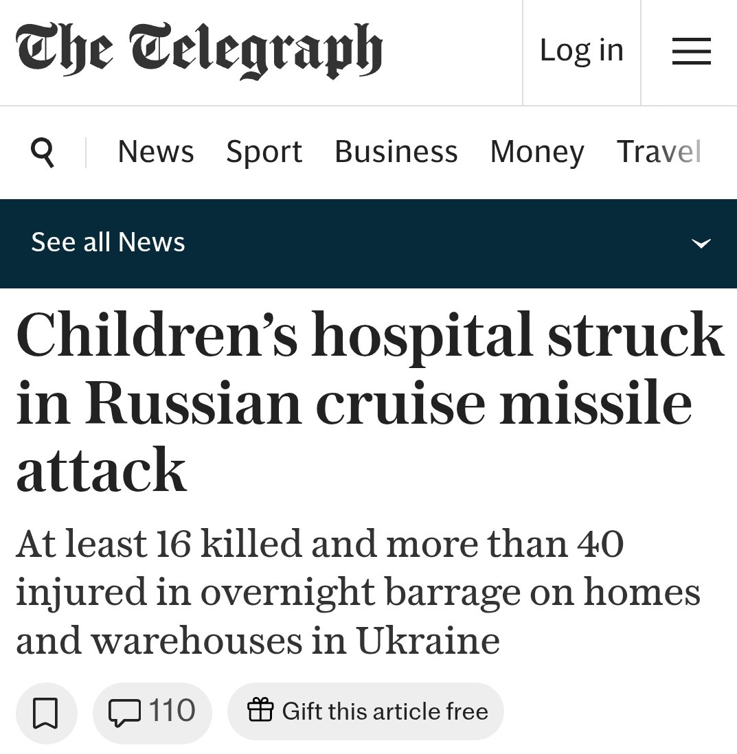 mapa_kota's tweet photo. @Alex_Oloyede2 Putin even ordered to bomb children hospital. 2nd time! Nazi. https://t.co/PCkxJ0jN8K