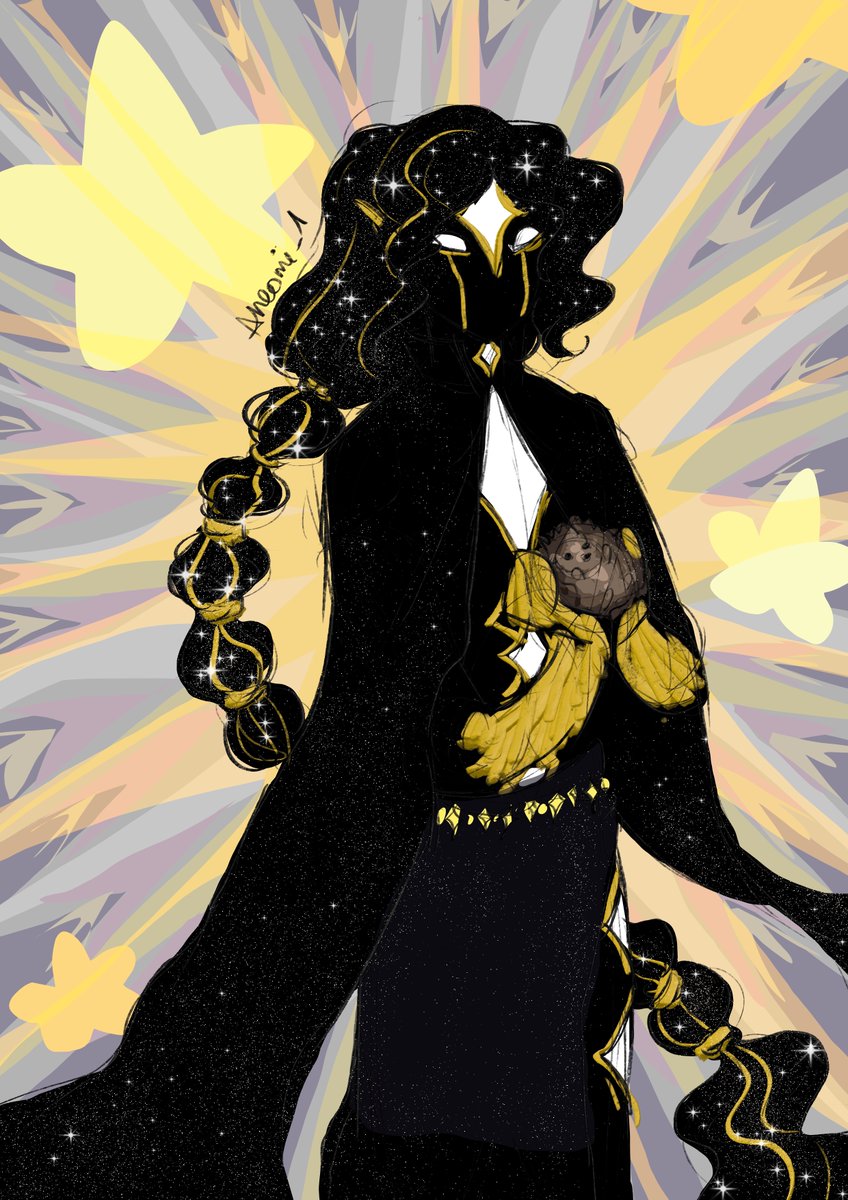 An30M1's tweet photo. little drawing of my oc "the creator" with fav animal :DD https://t.co/aEmPPXGet0