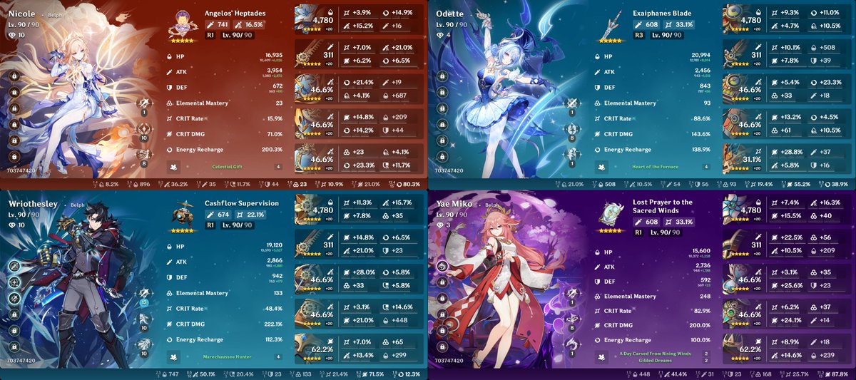 B3lph's tweet photo. @bebly_art The DPS wasn't really the point but here, my wrio is C3R1 and my nicole have her sig (does almost nothing here but whatever) here's the full builds, the pieces are good but I don't have the right sets farmed yet https://t.co/Xve91VIg1Q