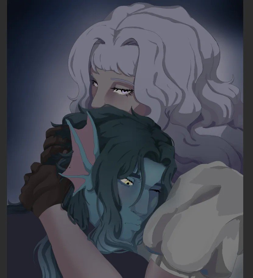 Citrulyn_'s tweet photo. Meu primeiro ato de burrice no digital pelo pc foi nn me atentar que tinha diferença o arquivo ".clip" e ter excluído achando q era a print q eu tirei do desenho e ter perdido ele. Agora só tenho a print e uma preguiça avassaladora de refazer https://t.co/s1SmwiWnqS
